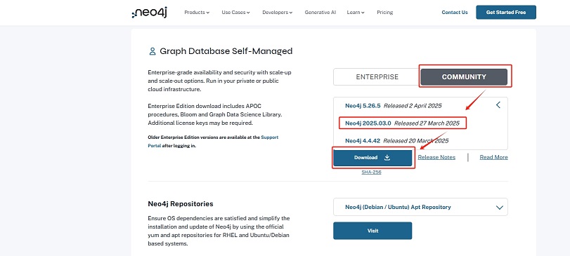 下载NEO4J